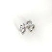 Ear cuff Erra color argento con gioielli