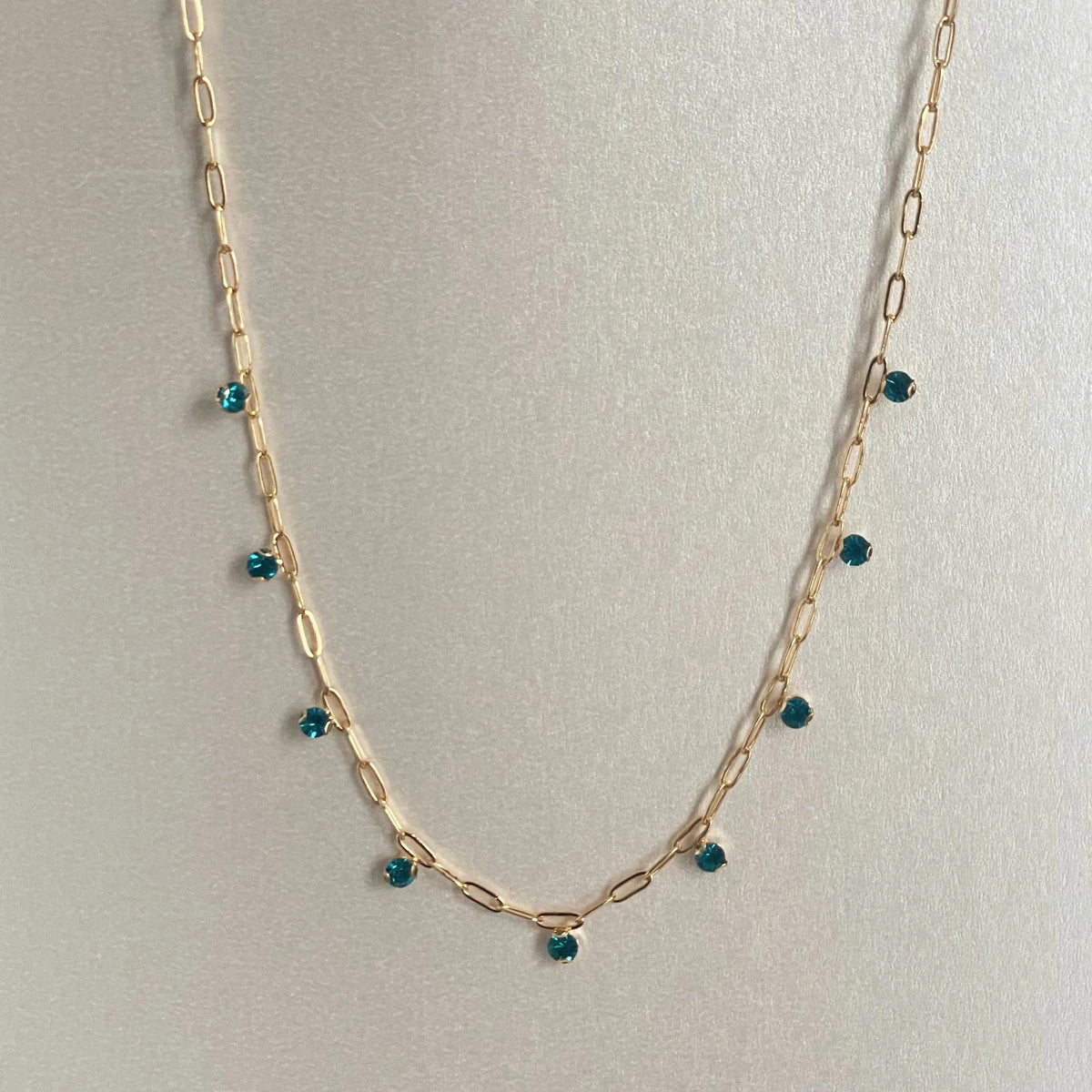 Mischa Luxe 18k guldpläterat halsband