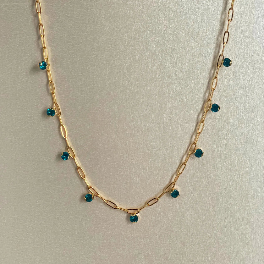 Mischa Luxe 18k guldpläterat halsband