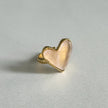 Anello a cuore Blush placcato oro 18k Hellie Luxe