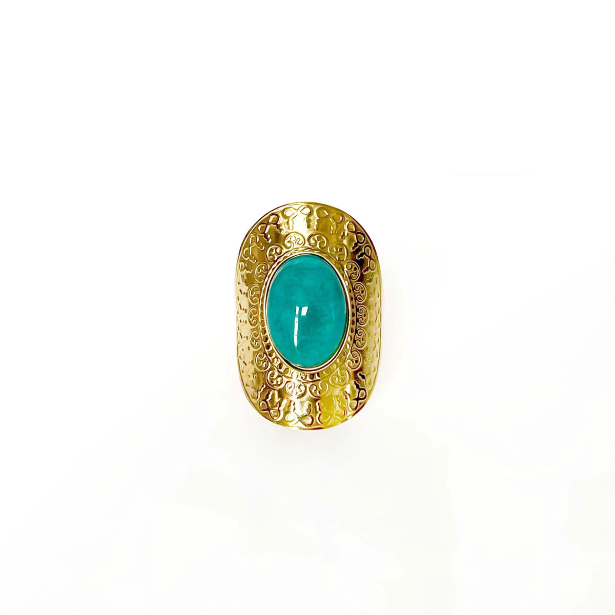 Anello Azura Luxe placcato oro 18k