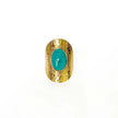 Anello Azura Luxe placcato oro 18k