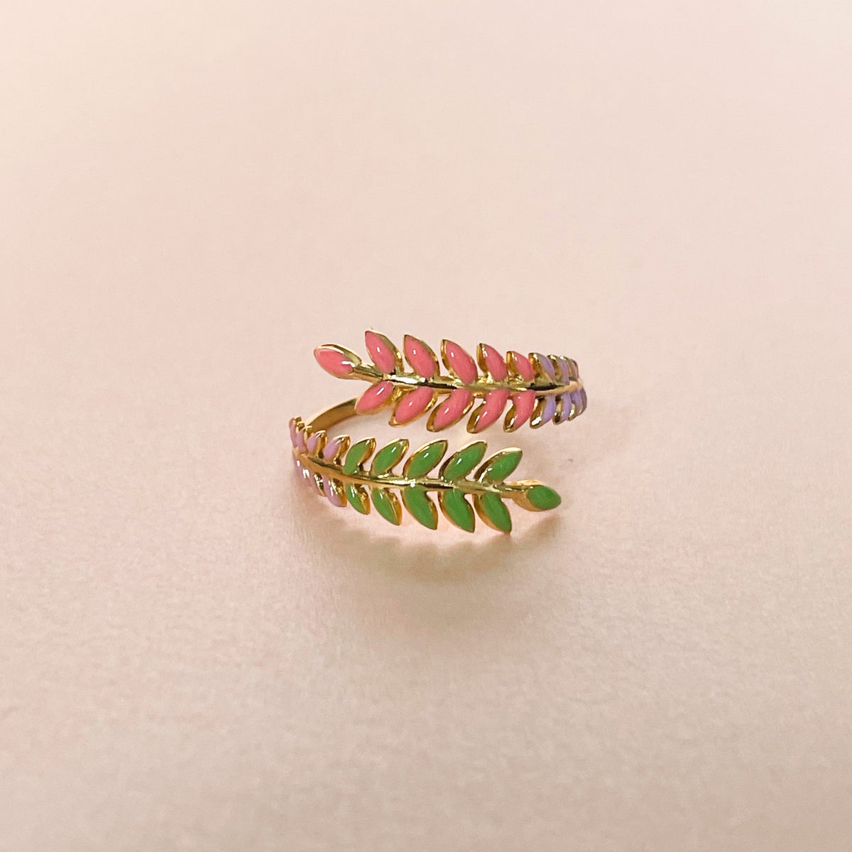 Anello a corona Angel Luxe placcato oro 18k