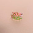 Anello a corona Angel Luxe placcato oro 18k