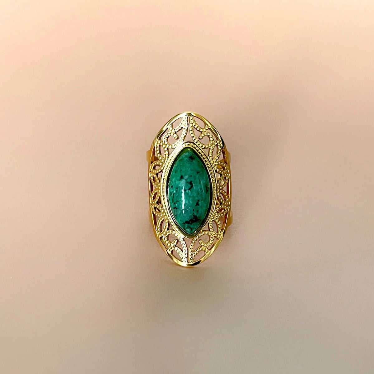 Temperance Luxe 18k forgyldt ring