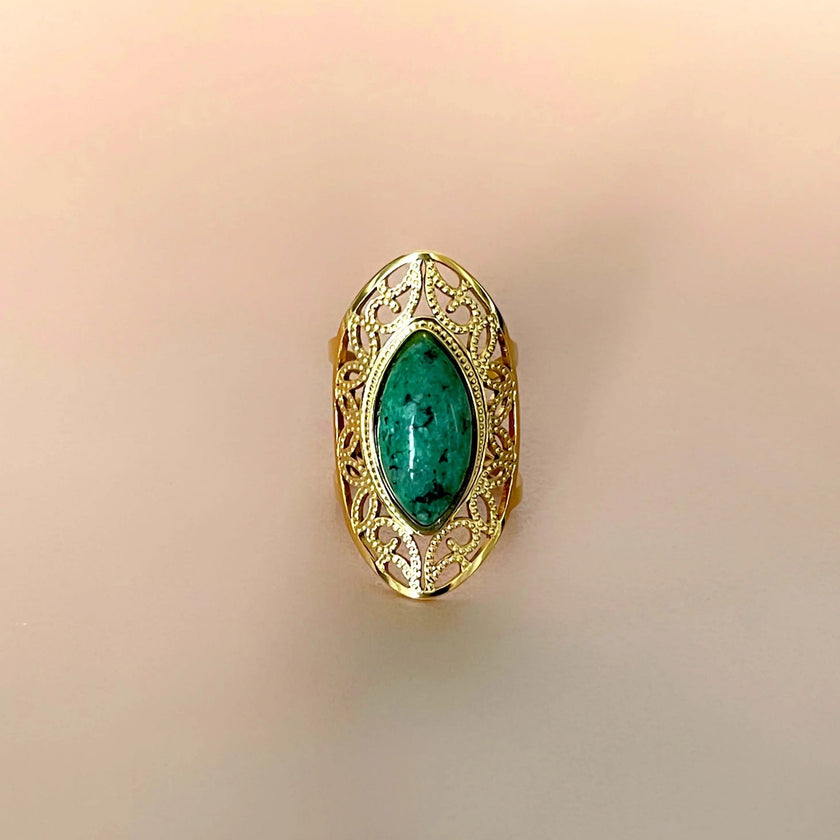 Temperance Luxe 18k forgyldt ring