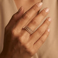 Solid Gold Ring – Lacework Elegance – 14ct Gold
