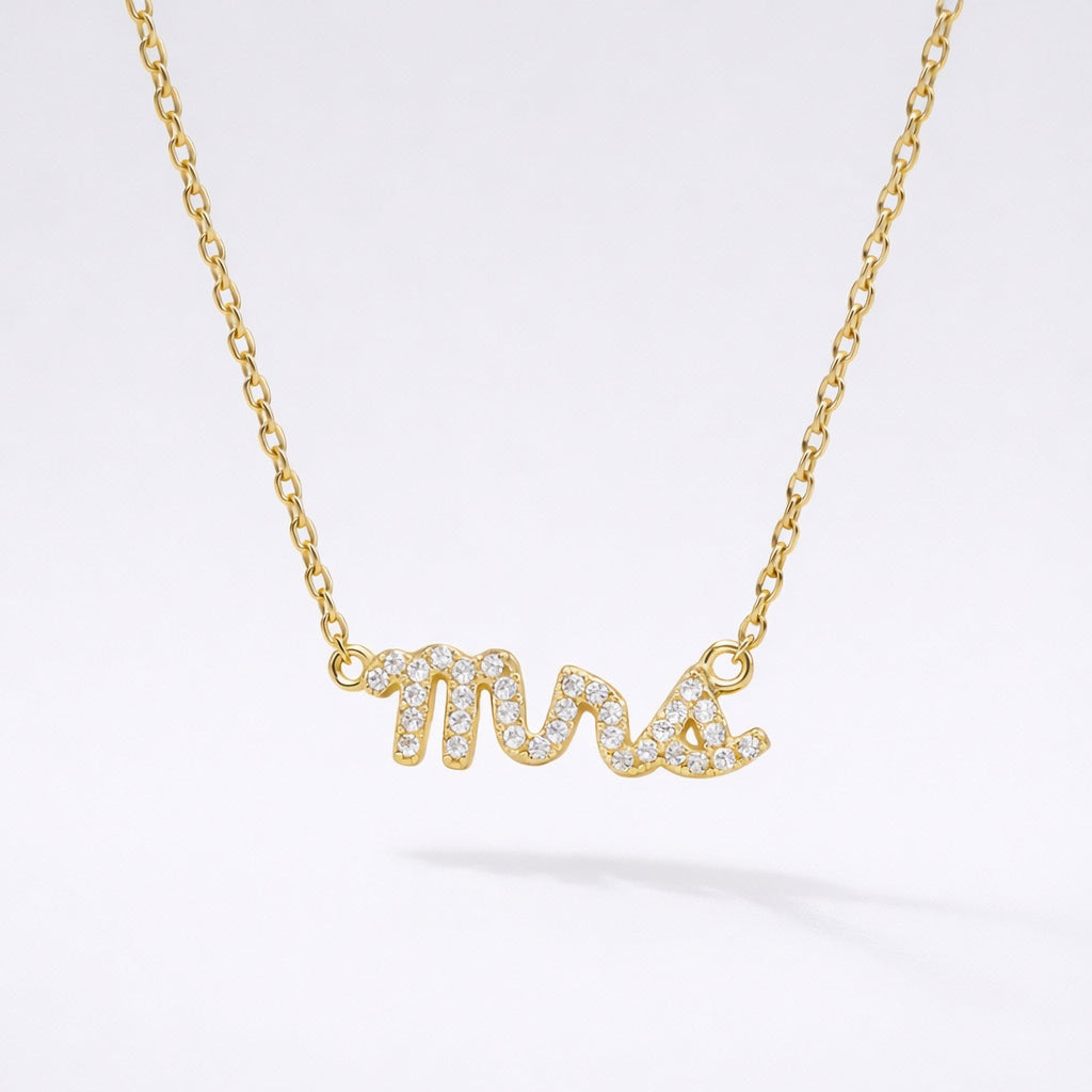 Leia Mrs Necklace | 18K Gold Plated