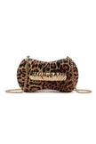 Leopard Print Bow Clutch Bag