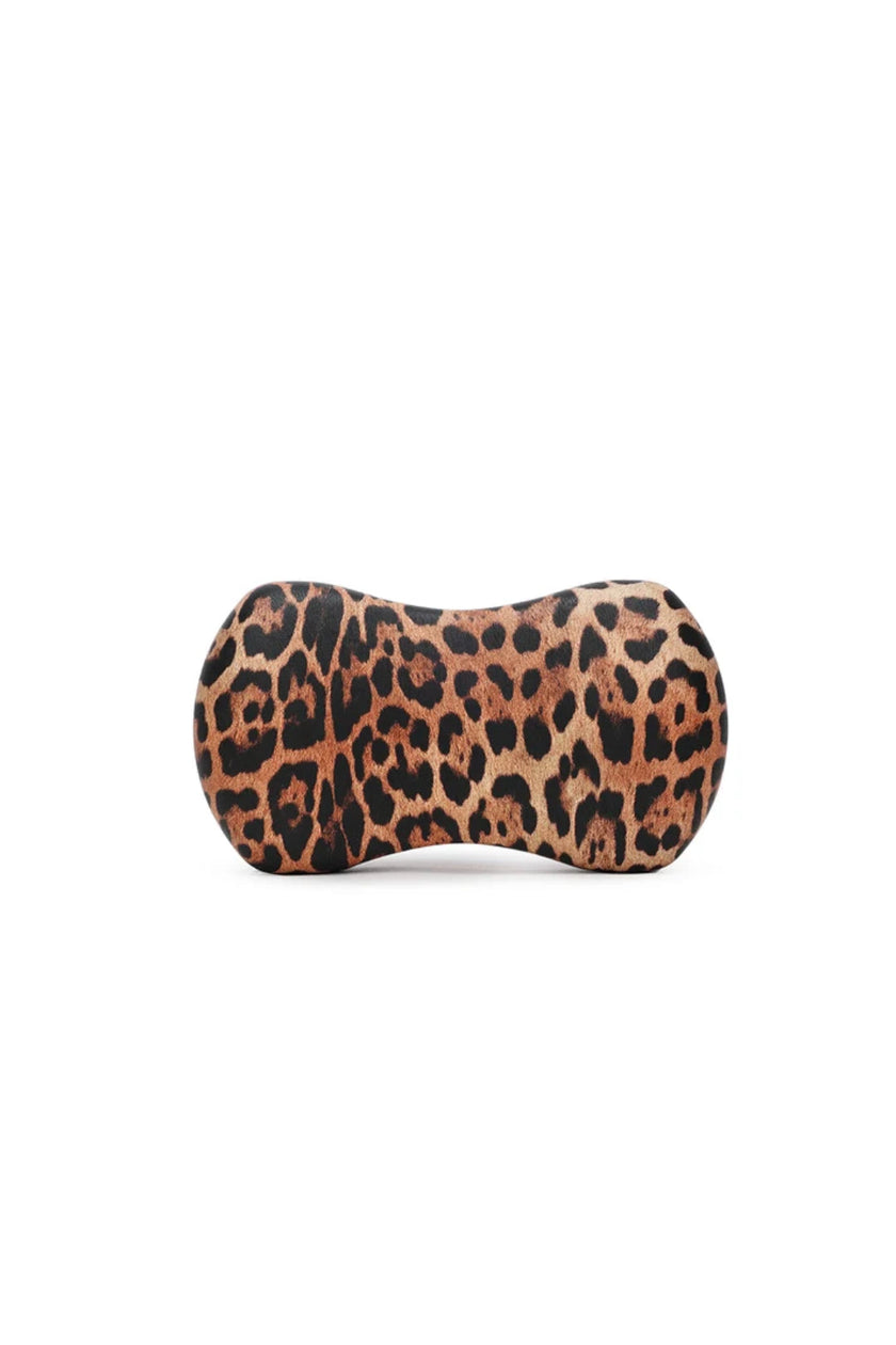 Leopard Print Bow Clutch Bag