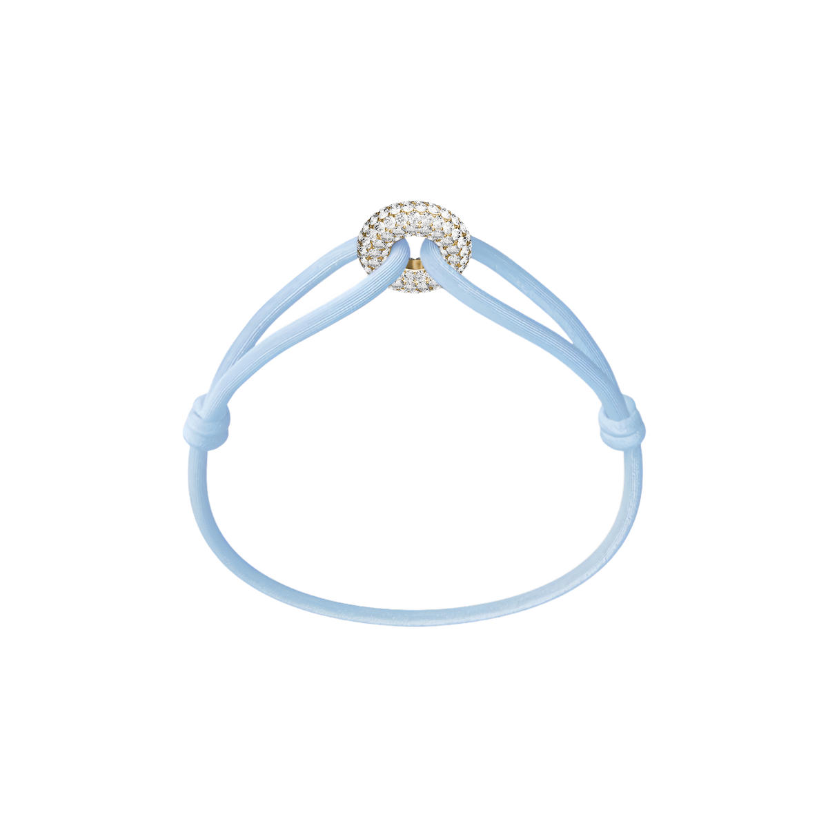 Golden Soho Pavé Cord Bracelet