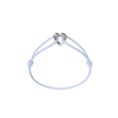 Silver Heart Cord Bracelet