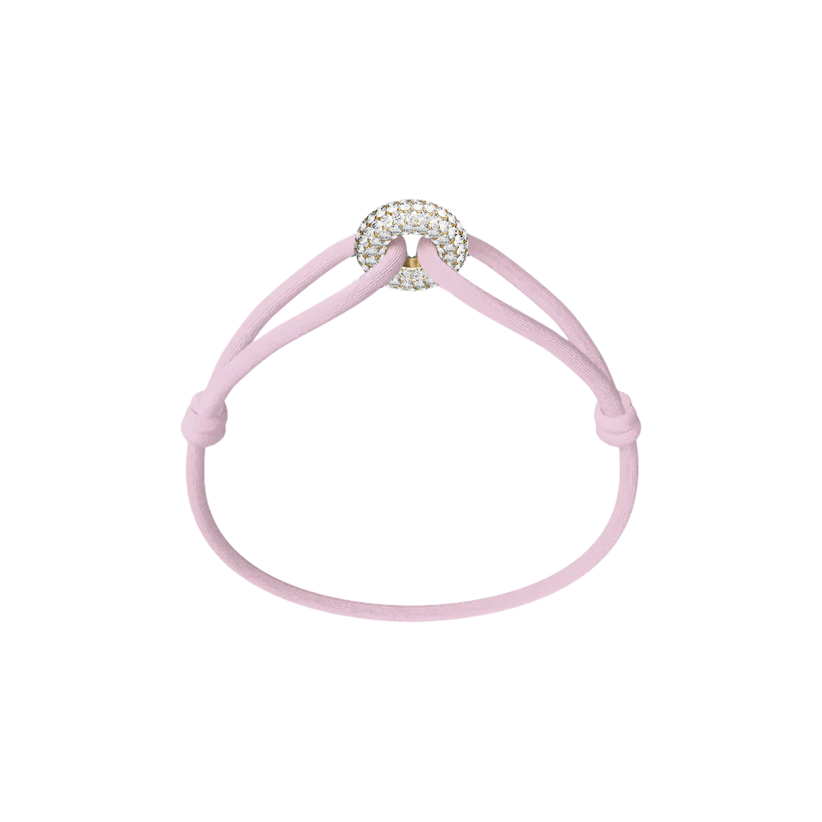 Golden Soho Pavé Cord Bracelet