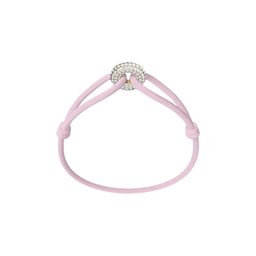 Golden Soho Pavé Cord Bracelet