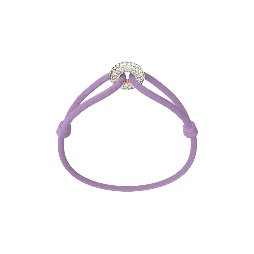 Golden Soho Pavé Cord Bracelet