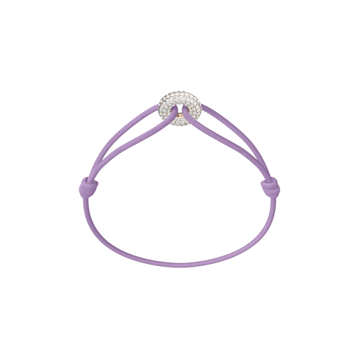 Mini Rose Soho Pavé Cord Bracelet