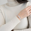 Snow Regent Cord Bracelet