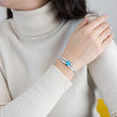 Blue Soho Cord Bracelet