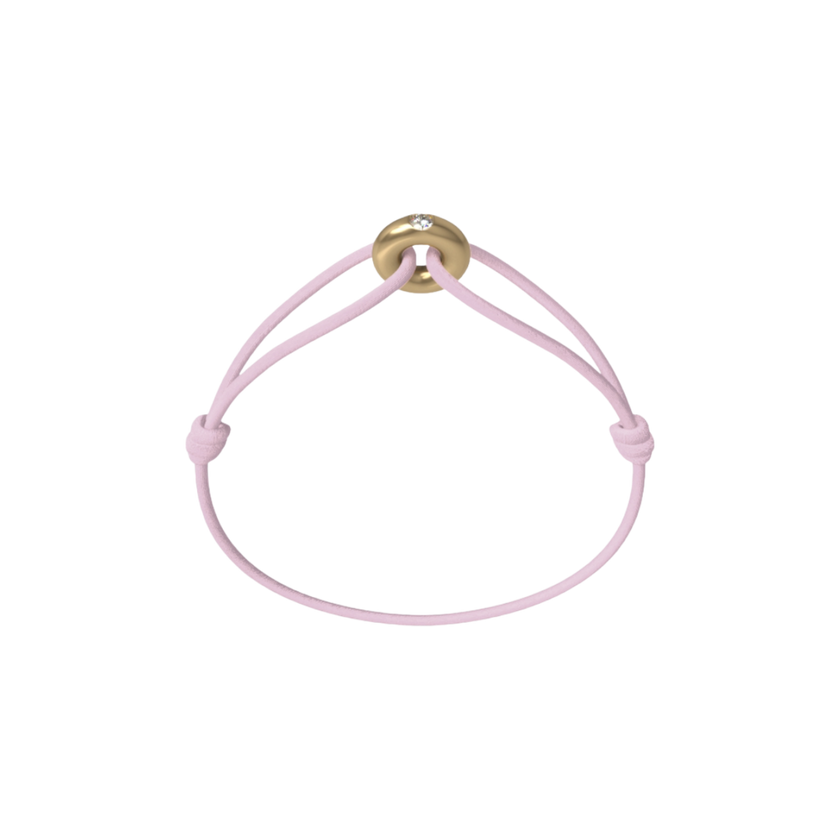 Mini Golden Soho Diamond Cord Bracelet