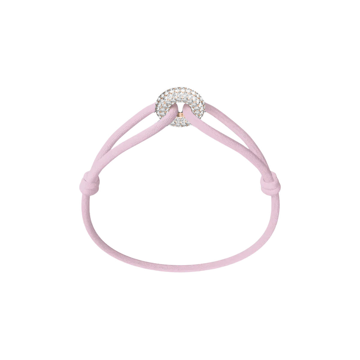 Rose Soho Pavé Cord Bracelet