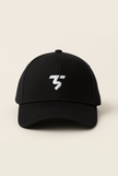 Alltags-Low-Profile-Cap - Schwarz