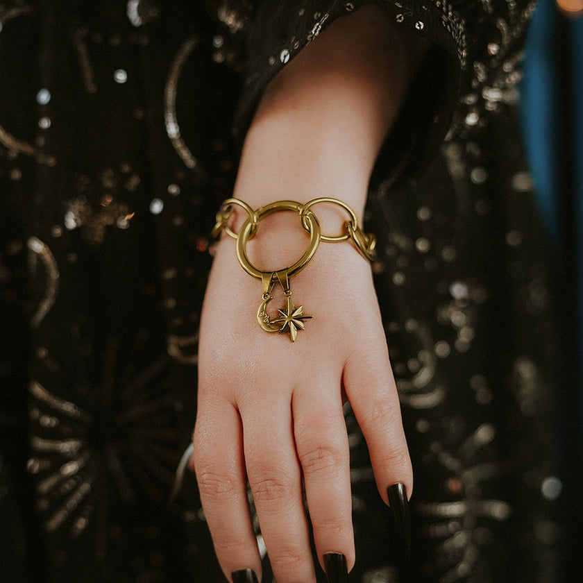 Charm Coven Celeste North Star Charm Gold