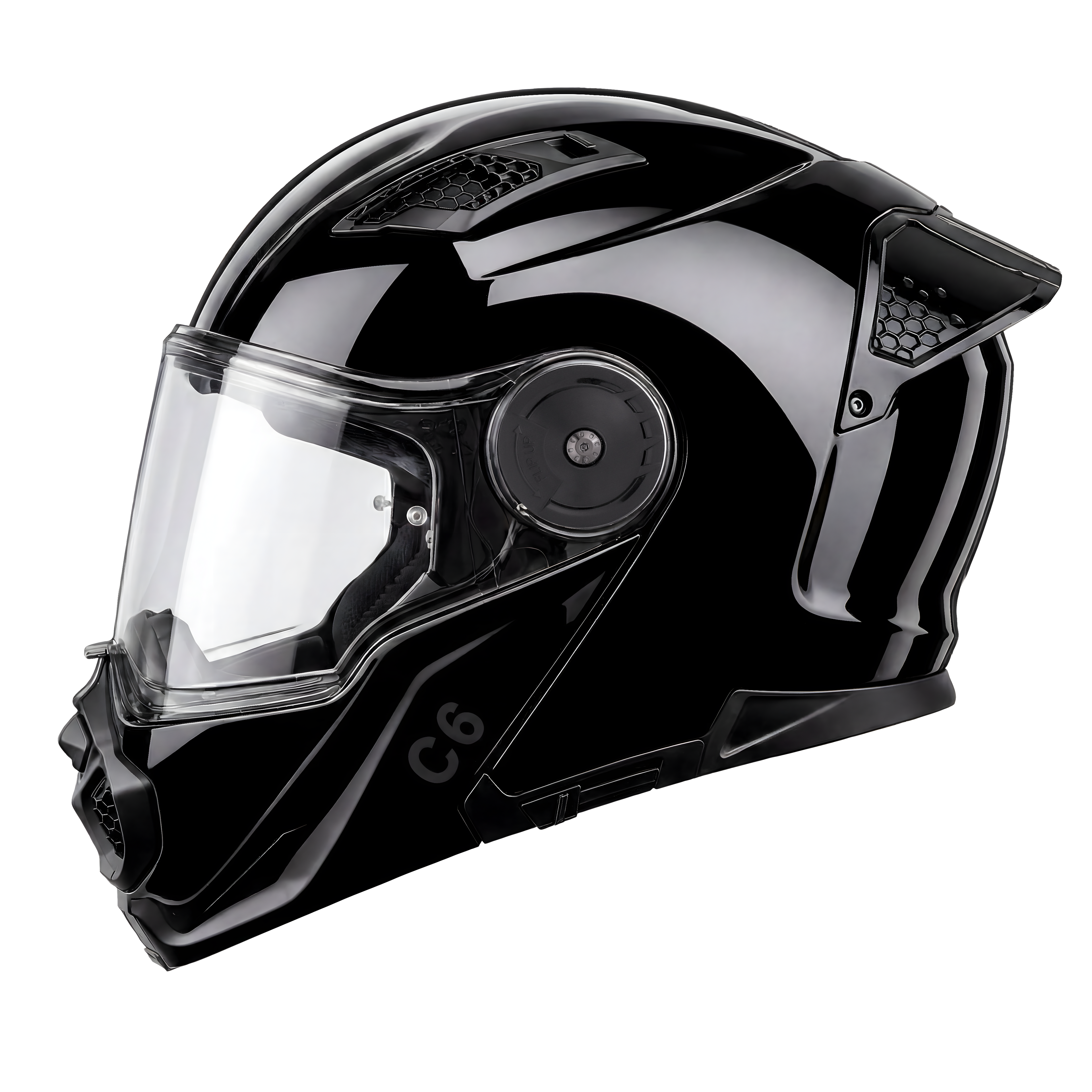 D.O.T. & ECE Daytona C6- Hi-Gloss Black