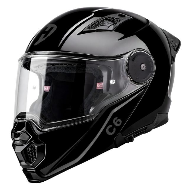 D.O.T. & ECE Daytona C6- Hi-Gloss Black