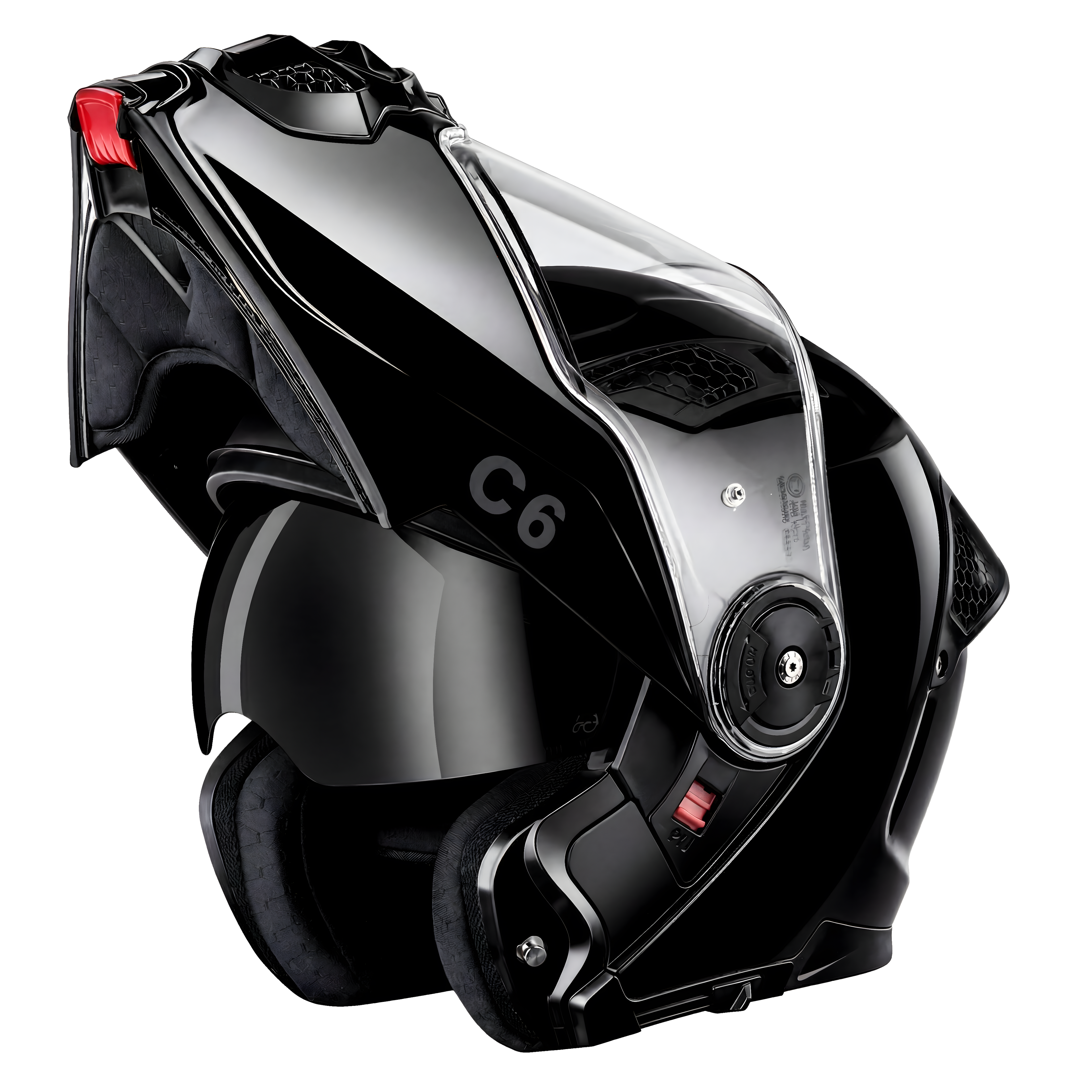 D.O.T. & ECE Daytona C6- Hi-Gloss Black