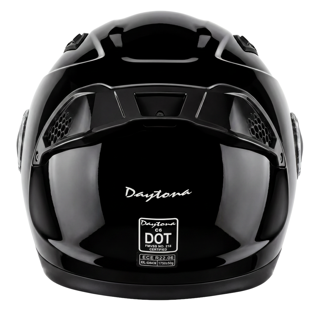 D.O.T. & ECE Daytona C6- Hi-Gloss Black