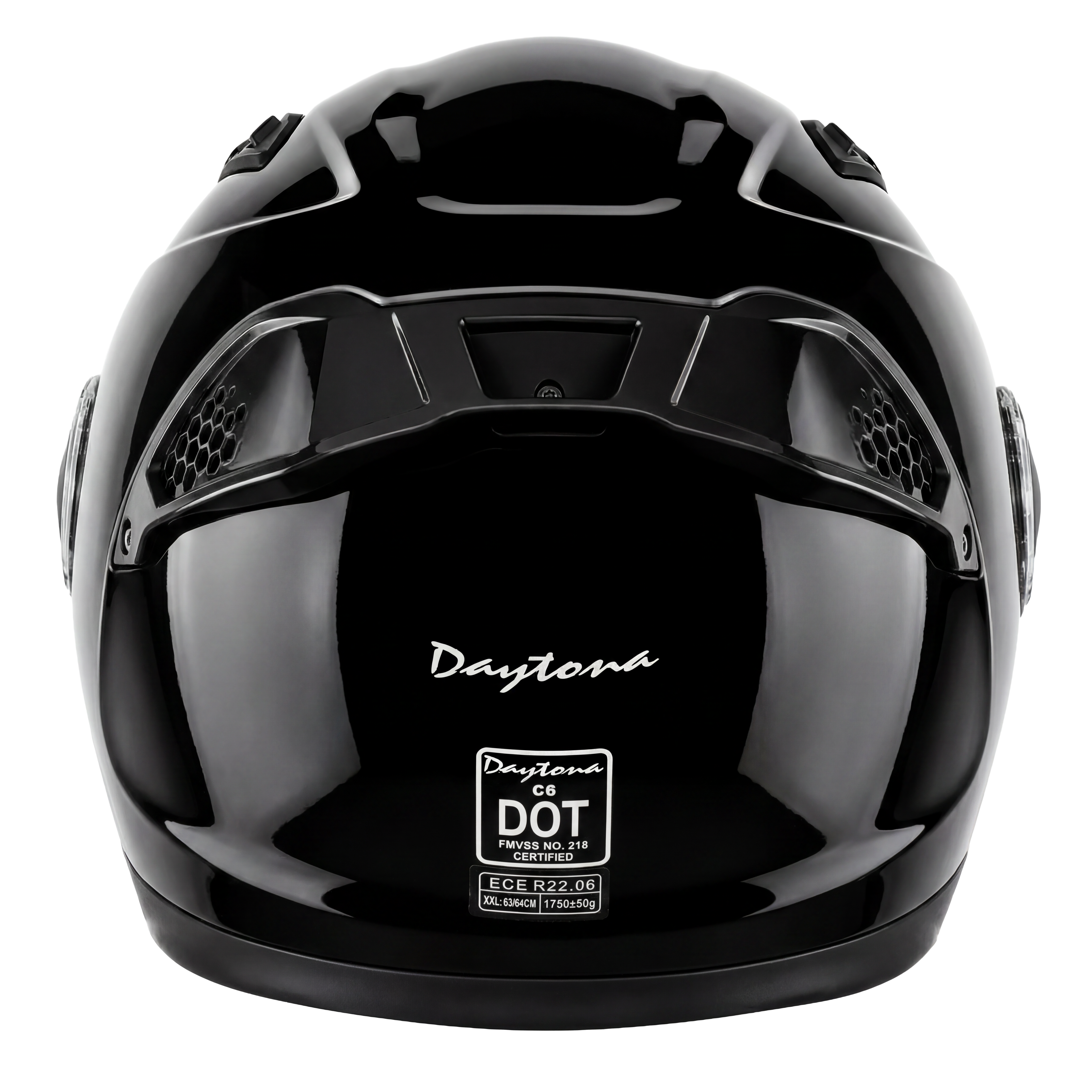 D.O.T. & ECE Daytona C6- Hi-Gloss Black