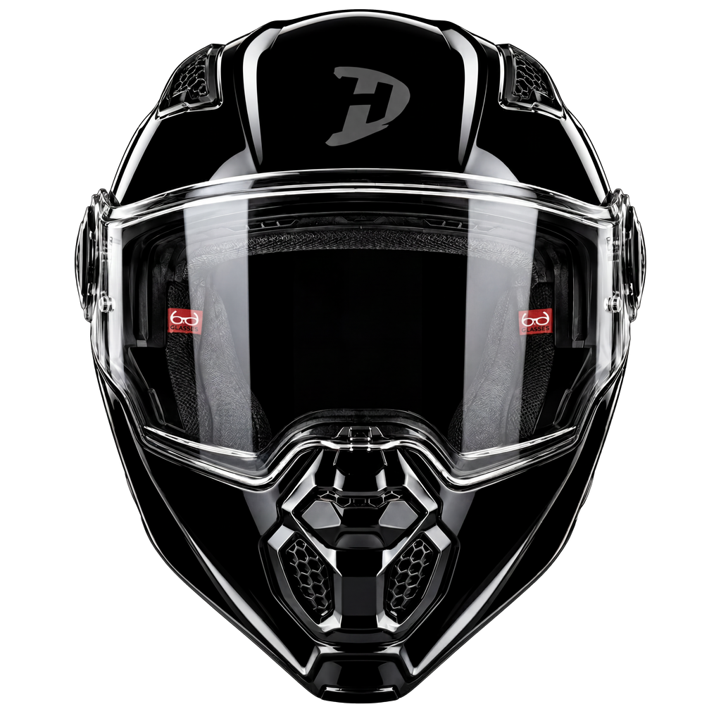 D.O.T. & ECE Daytona C6- Hi-Gloss Black