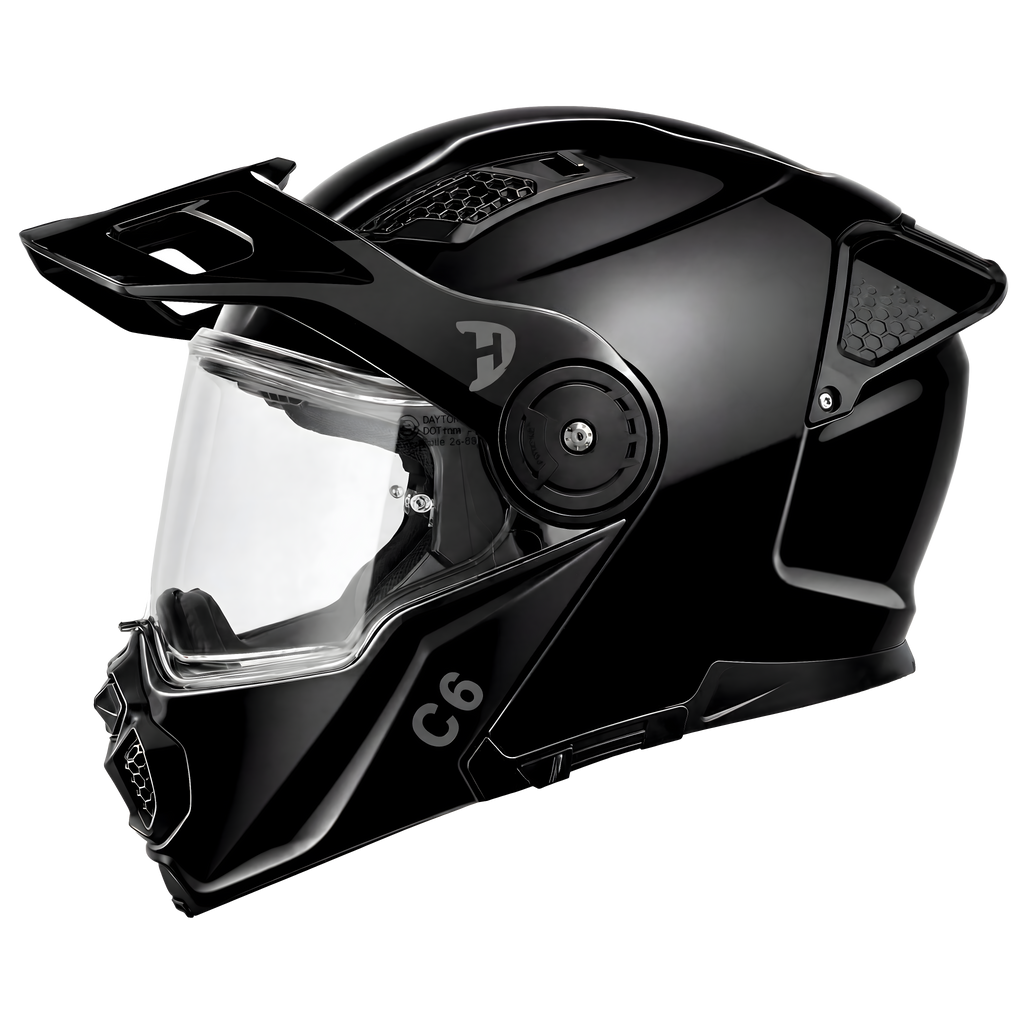 D.O.T. & ECE Daytona C6- Hi-Gloss Black