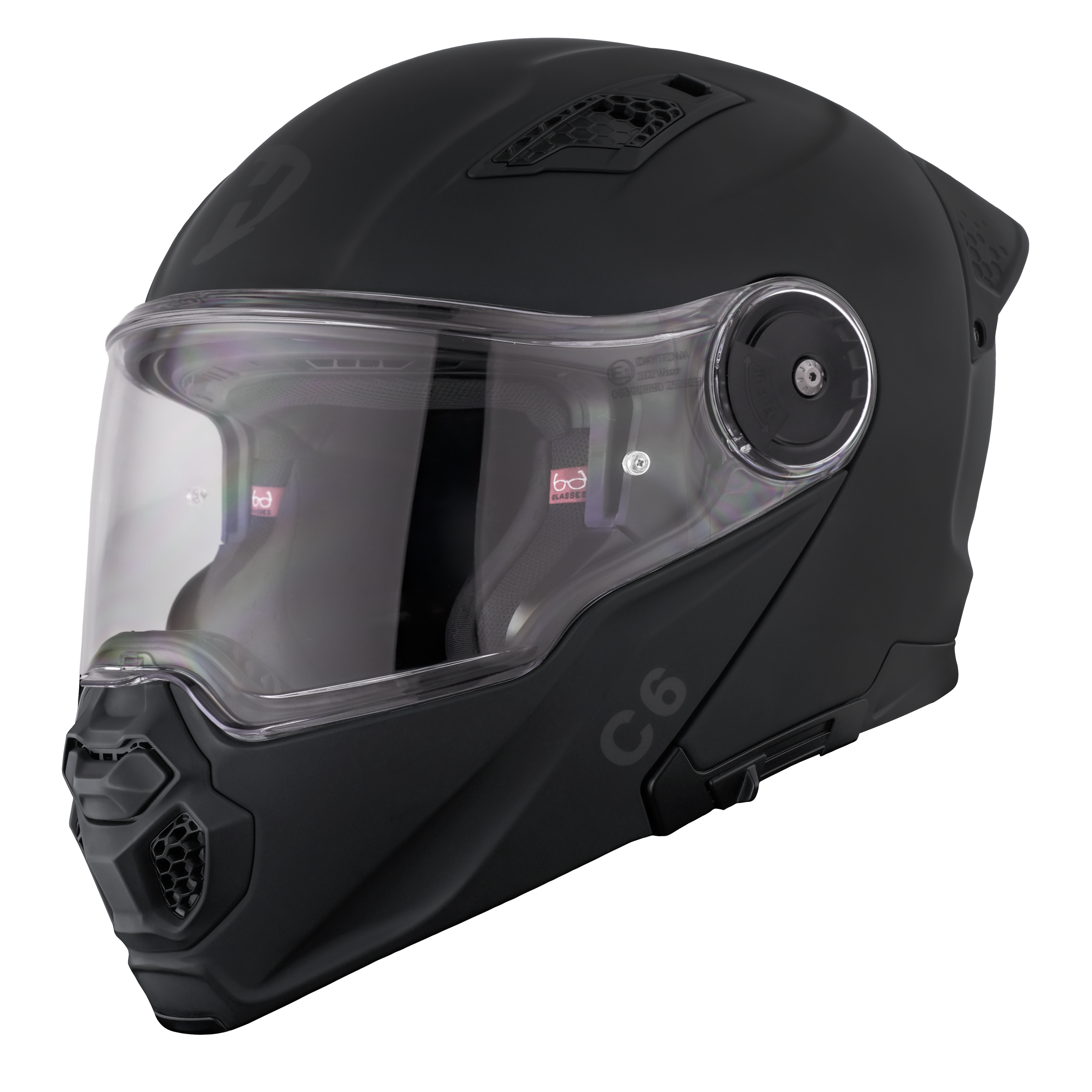 D.O.T. & ECE Daytona C6- Dull Black