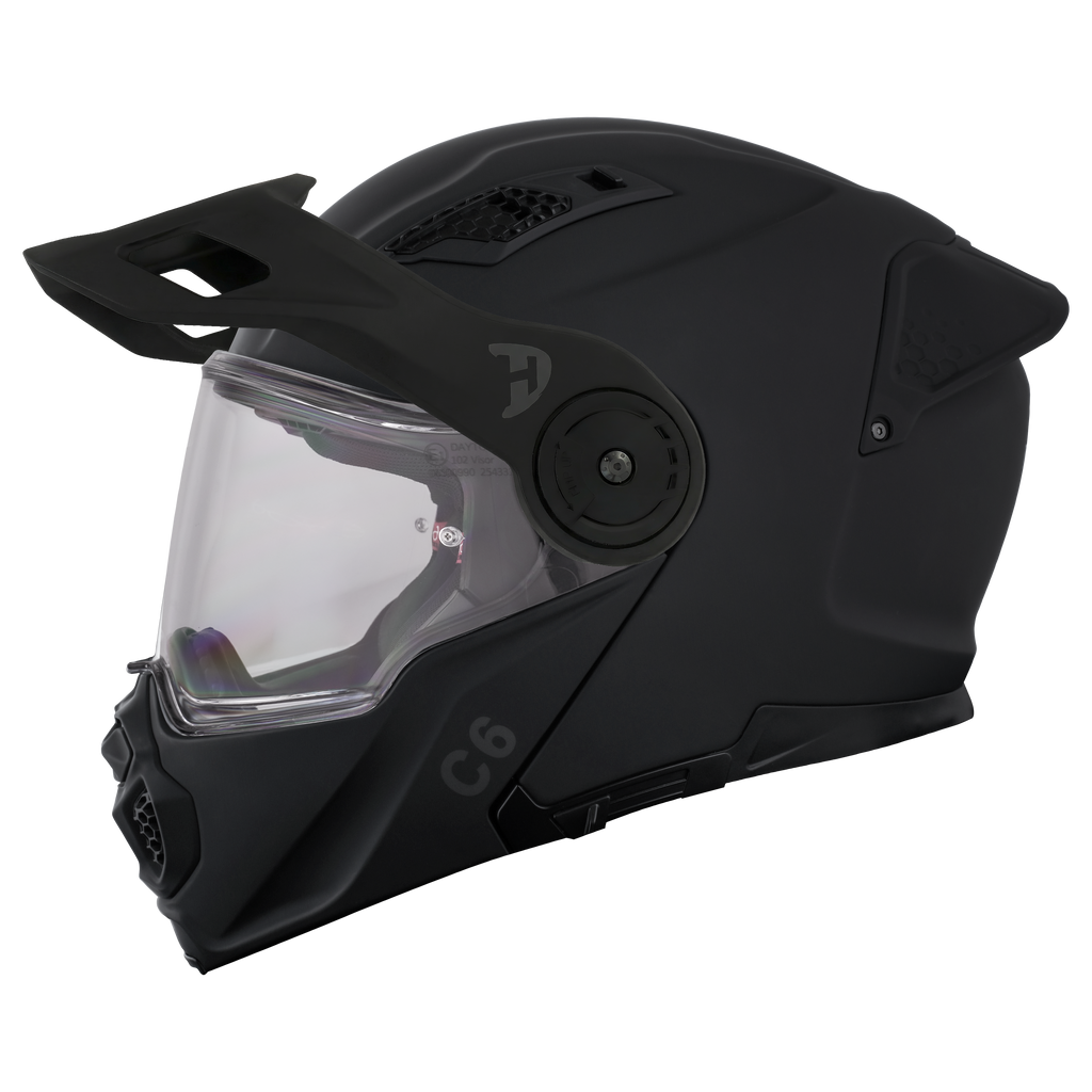 D.O.T. & ECE Daytona C6- Dull Black