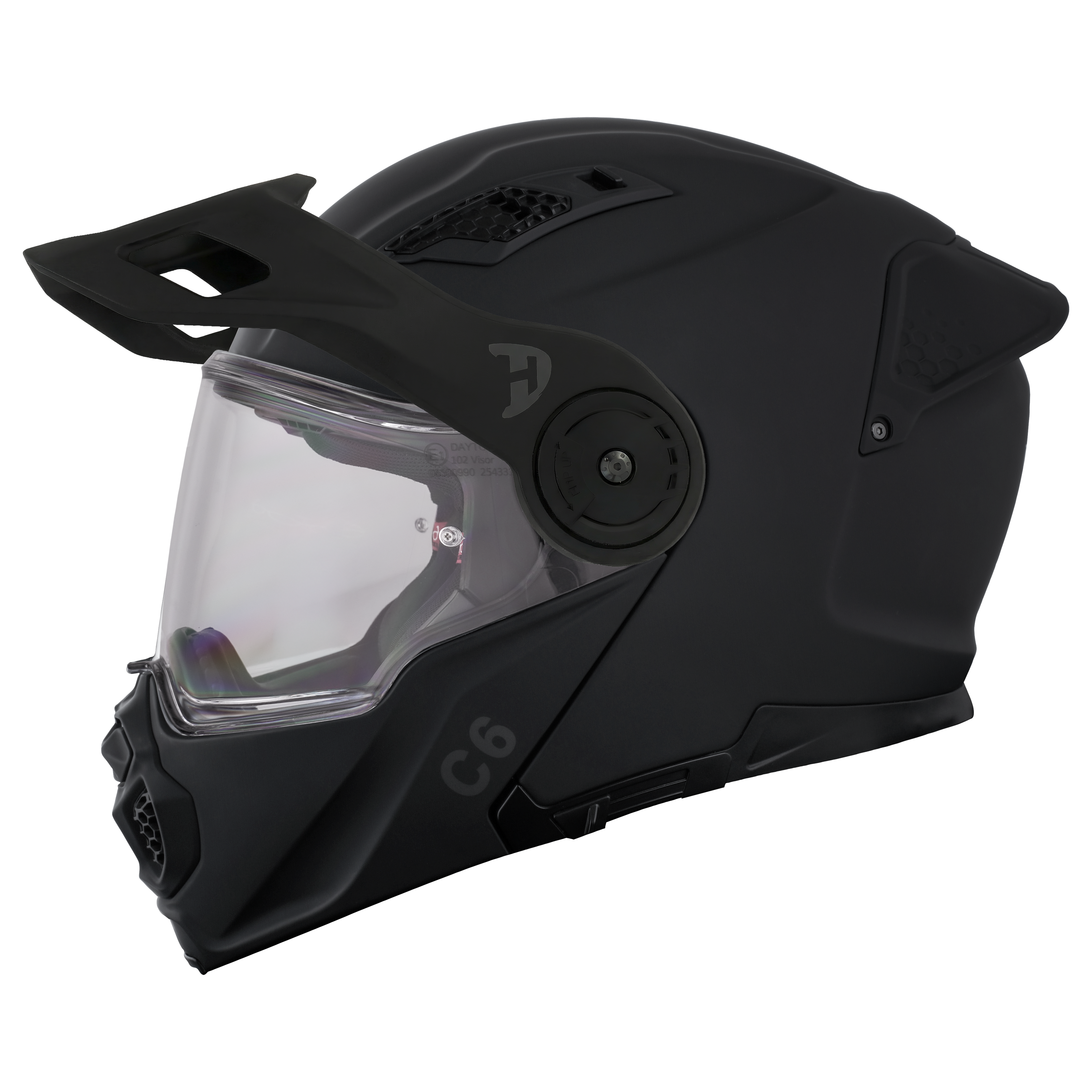 D.O.T. & ECE Daytona C6- Dull Black
