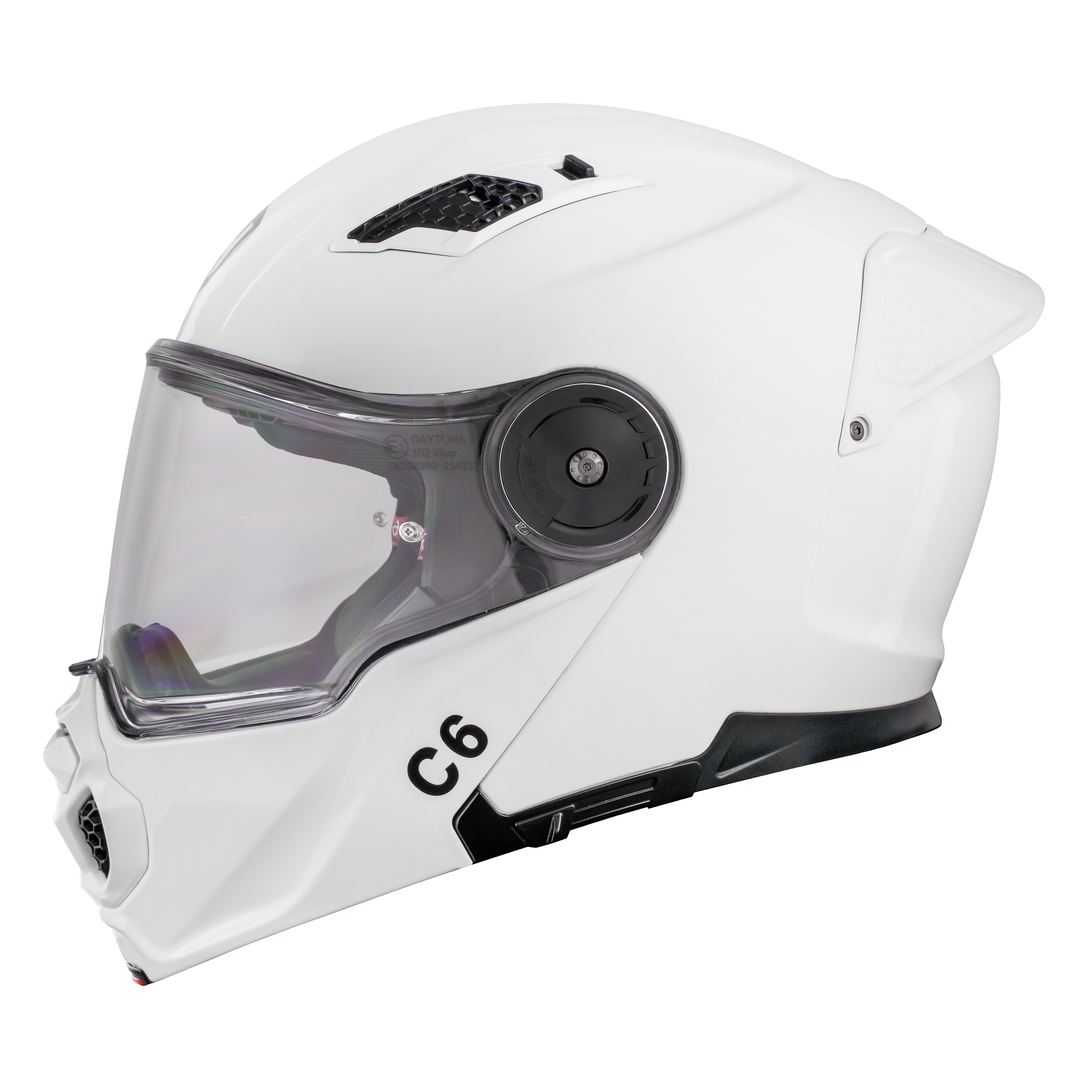 D.O.T. & ECE Daytona C6- Hi-Gloss White