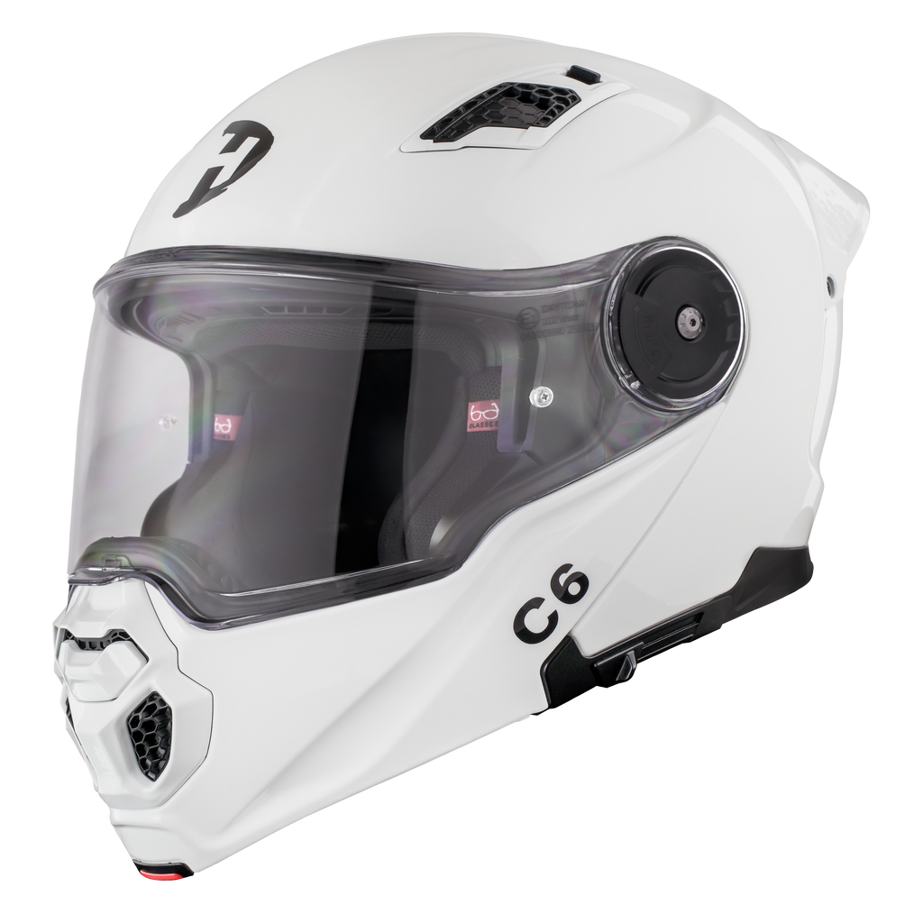 D.O.T. & ECE Daytona C6- Hi-Gloss White