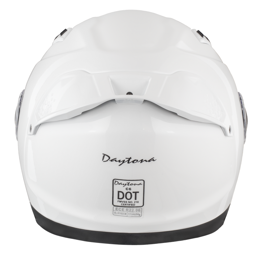 D.O.T. & ECE Daytona C6- Hi-Gloss White