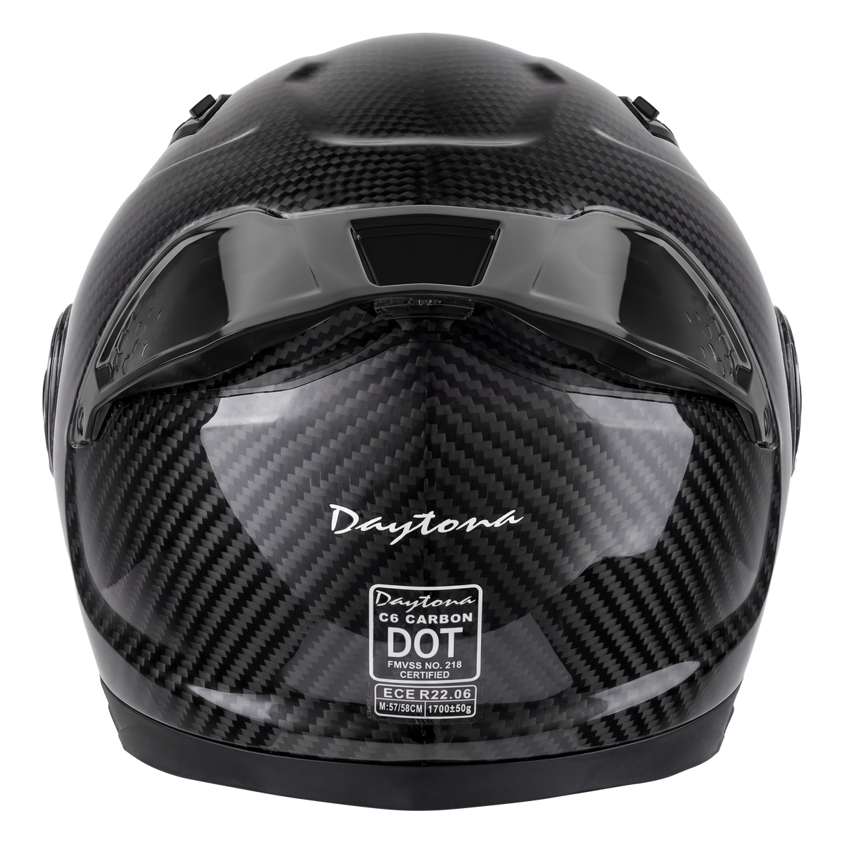 D.O.T. & ECE Daytona C6 Pro- Grey Carbon Fiber