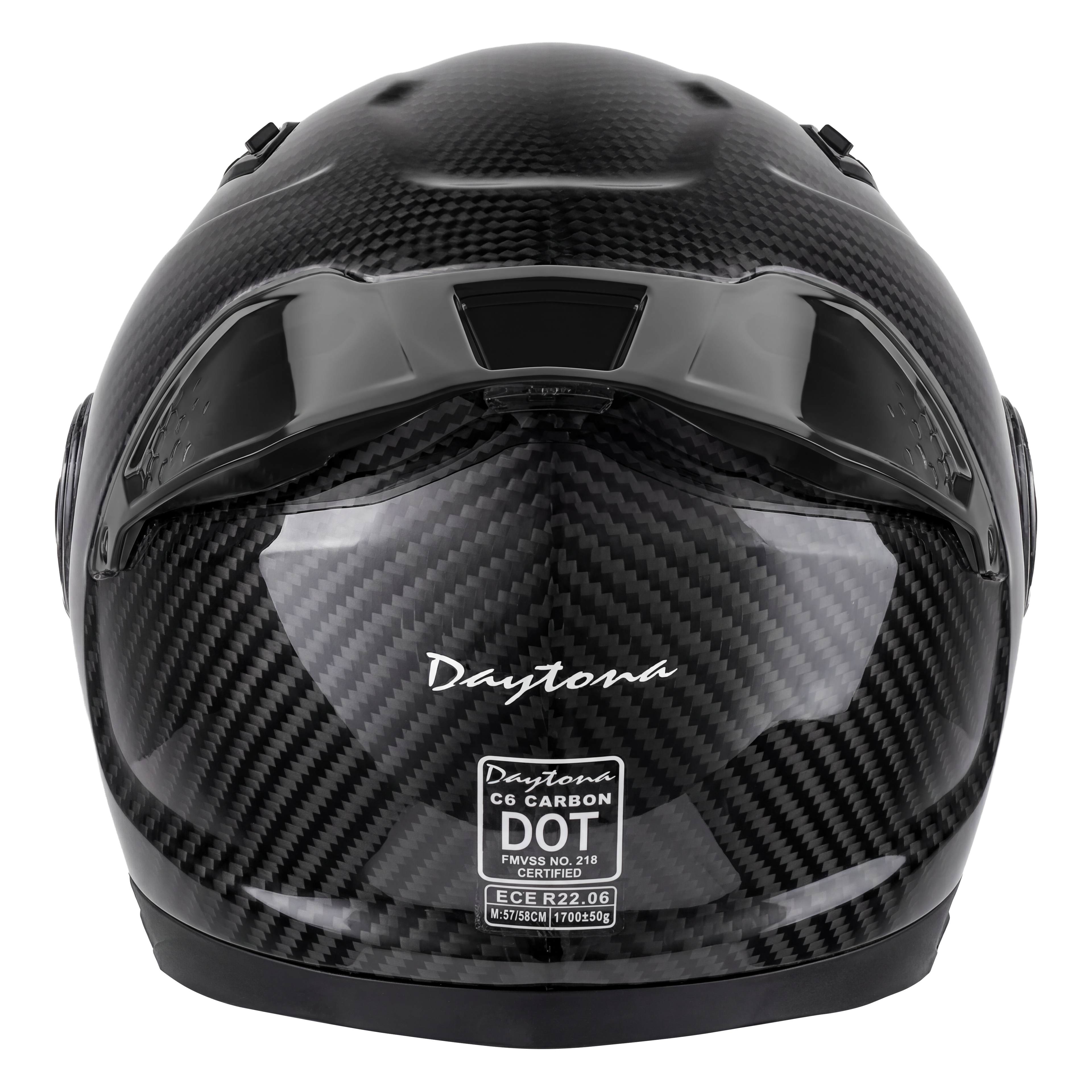 D.O.T. & ECE Daytona C6 Pro- Grey Carbon Fiber