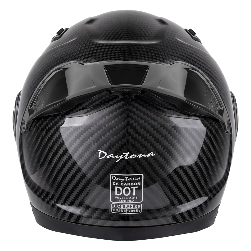 D.O.T. & ECE Daytona C6 Pro- Grey Carbon Fiber