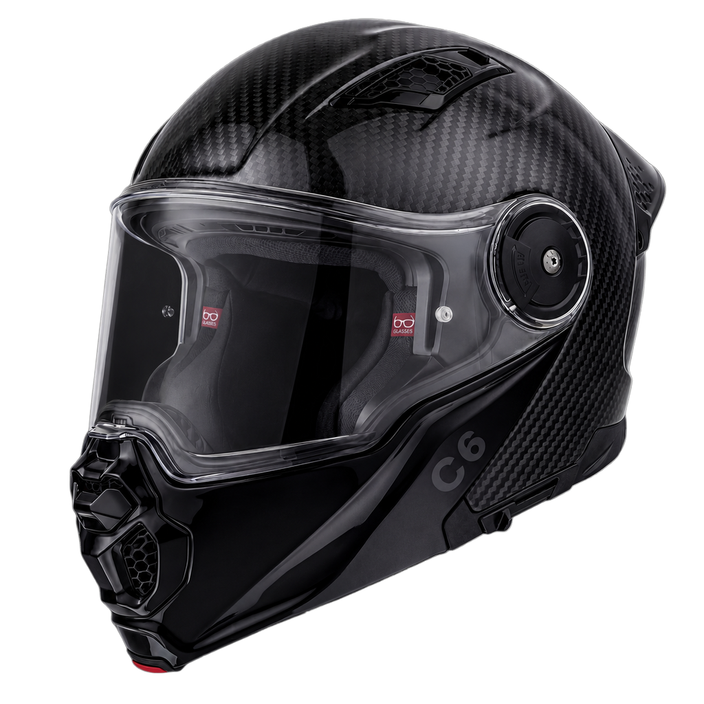D.O.T. & ECE Daytona C6- Grey Carbon Fiber