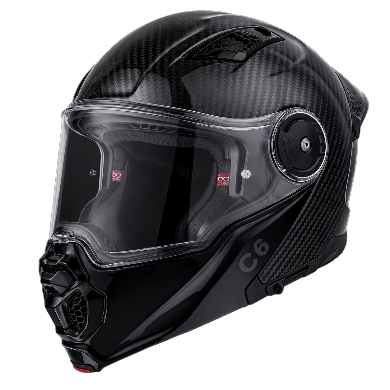 D.O.T. & ECE Daytona C6- Grey Carbon Fiber