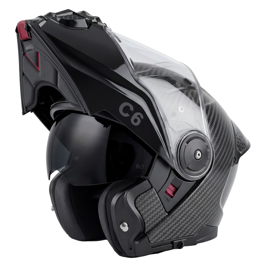 D.O.T. & ECE Daytona C6- Grey Carbon Fiber