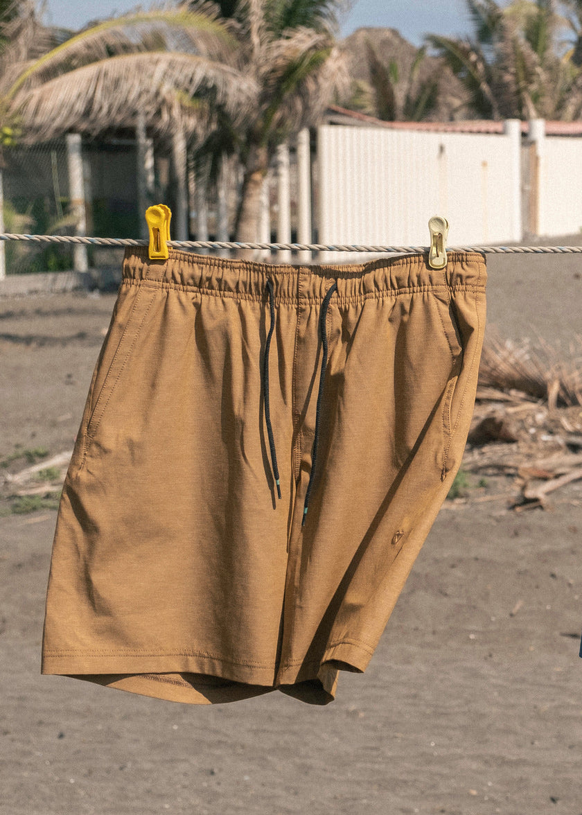 Short de marche élastique Vissla Hemp No See Ums 18 po