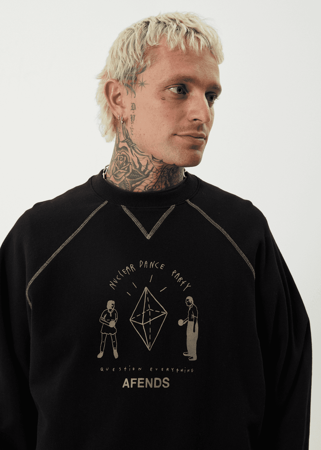 AFENDS Dance Party Crew Neck Jumper