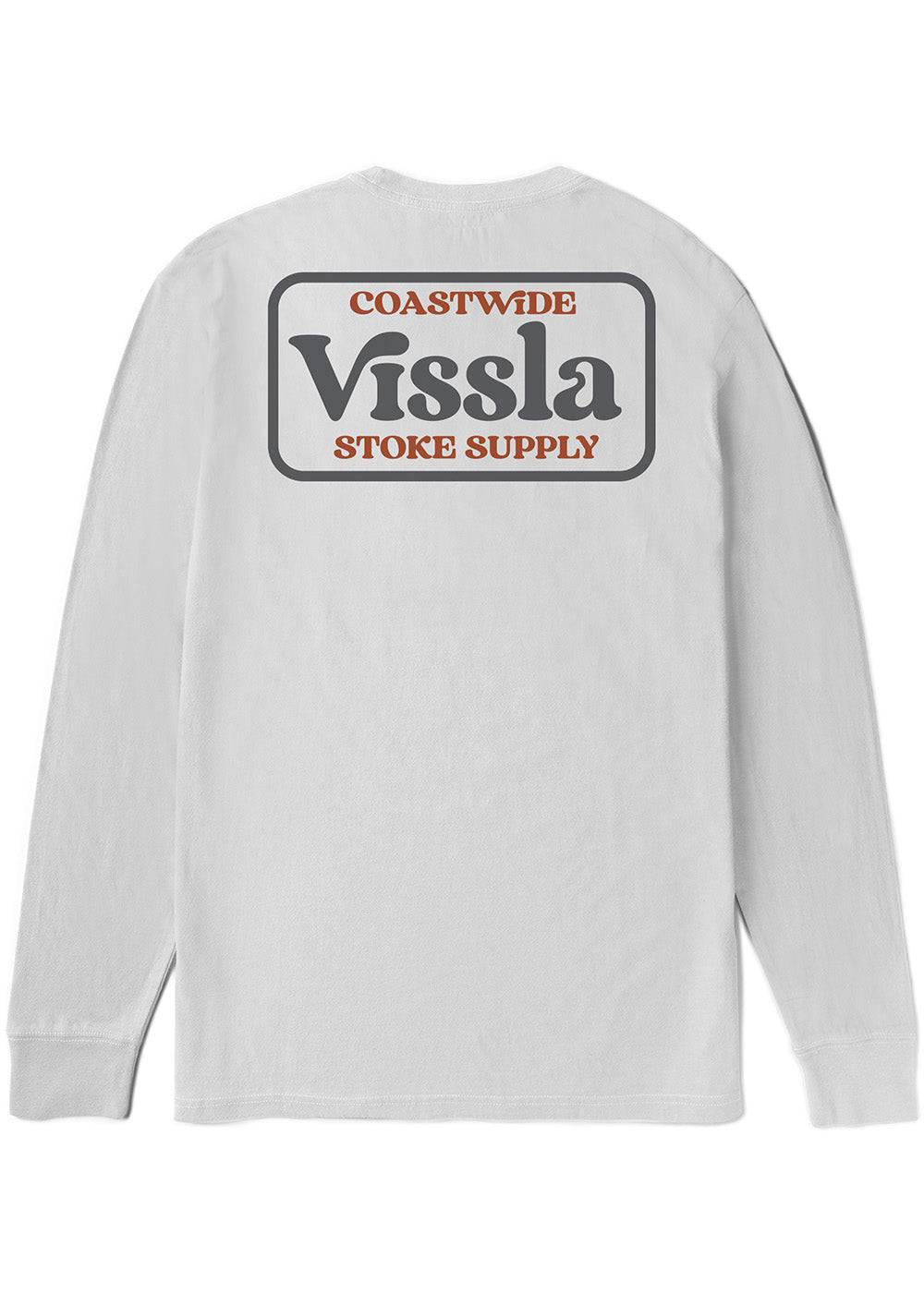 T-shirt a maniche lunghe con taschino Vissla Coastwide