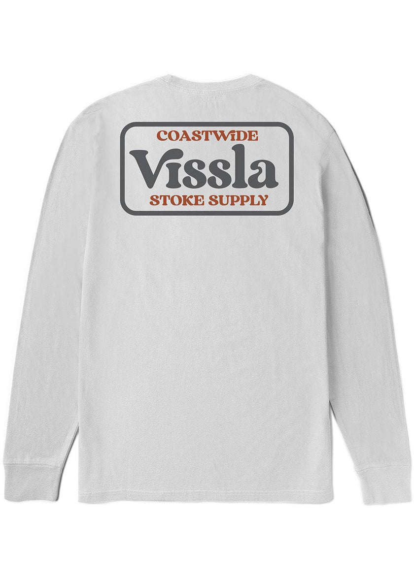 T-shirt a maniche lunghe con taschino Vissla Coastwide
