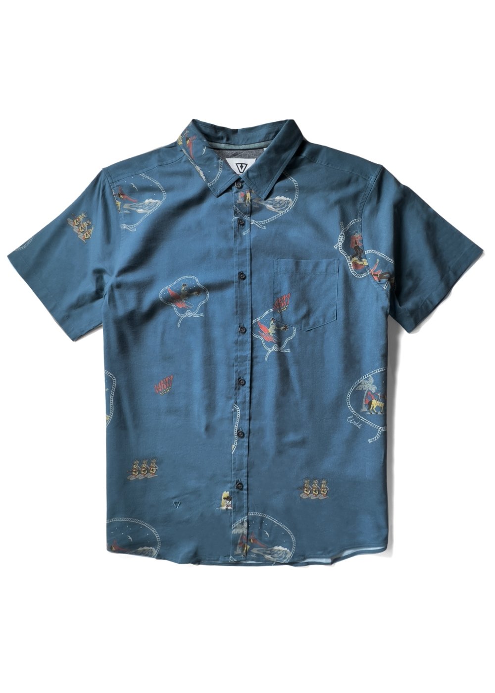 Vissla Soren Wavy West Eco kortærmet skjorte
